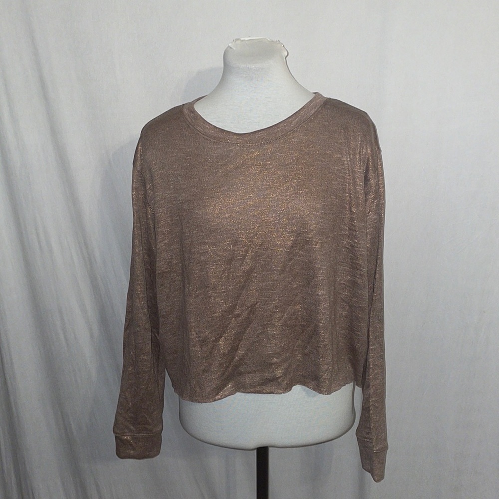 Agnes & Dora Copper Metallic Cropped Large